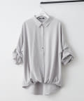 NICE CLAUP / OLIVE des OLIVE OUTLET(ナイスクラップ  / オリーブ デ オリーブ アウトレット) 【RMAF】段々袖タケノコタックブラウス