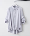 NICE CLAUP / OLIVE des OLIVE OUTLET(ナイスクラップ  / オリーブ デ オリーブ アウトレット) 【RMAF】段々袖タケノコタックブラウス