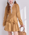 NICE CLAUP / OLIVE des OLIVE OUTLET(ナイスクラップ  / オリーブ デ オリーブ アウトレット) 【one after another】【サイズ展開】 ローウエストミニワンピース