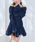 NICE CLAUP / OLIVE des OLIVE OUTLET(ナイスクラップ  / オリーブ デ オリーブ アウトレット) 【one after another】【2WAY仕様】ドロストチュニック