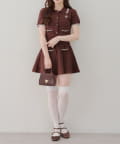 NICE CLAUP / OLIVE des OLIVE OUTLET(ナイスクラップ  / オリーブ デ オリーブ アウトレット) 【RMAF】ニットポロセットアップ