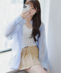 Remind me and forever(リマインドミーアンドフォーエバー) 夏の定番アイテム、シアーBIGシャツ
