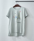 Remind me and forever(リマインドミーアンドフォーエバー) 【NAO】イラスト刺繍Tシャツ
