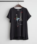 Remind me and forever(リマインドミーアンドフォーエバー) 【新色追加！】【NAO】イラスト刺繍Tシャツ