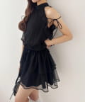 one after another NICE CLAUP(ワンアフターアナザー ナイスクラップ) 【Black collection】新色追加／アメスリミニワンピース