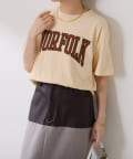 COLLAGE GALLARDAGALANTE(コラージュ ガリャルダガランテ) 【大人のロゴT】NORFOLK ロゴTシャツ