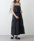 w closet(ダブルクローゼット) デニムキャミスカートセット