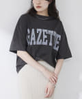 Whim Gazette(ウィム ガゼット) GAZETTEロゴ Tシャツ