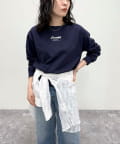 FREDY & GLOSTER(フレディ アンド グロスター) シルケット天竺ボートロゴTシャツ