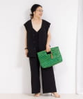 NOLLEY'S(ノーリーズ) 【BAGMATI/ バグマティ】ラフィアかごバッグ【PR林☆別注アイテム】