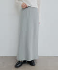 NICE CLAUP / OLIVE des OLIVE OUTLET(ナイスクラップ  / オリーブ デ オリーブ アウトレット) 【PUAL CE CIN】【Du noir】ミラノリブニットナロースカート