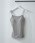 NICE CLAUP / OLIVE des OLIVE OUTLET(ナイスクラップ  / オリーブ デ オリーブ アウトレット) 【OUTLET限定】Wストラップカップ付キャミ