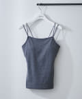 NICE CLAUP / OLIVE des OLIVE OUTLET(ナイスクラップ  / オリーブ デ オリーブ アウトレット) 【OUTLET限定】Wストラップカップ付キャミ