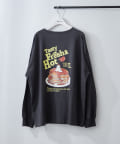 NICE CLAUP / OLIVE des OLIVE OUTLET(ナイスクラップ  / オリーブ デ オリーブ アウトレット) 【OUTLET限定】【人気おばけシリーズ】パンケーキおばけ刺繍ロンT