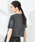 NOLLEY'S(ノーリーズ) W&W ショート丈Tシャツ