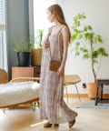 Kastane(カスタネ) 【低身長サイズ/2サイズ展開/前後2WAY/WEB限定】プリーツキャミワンピース