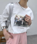 OUTLET(アウトレット) 【mystic】PARIS フォトロングTシャツ2