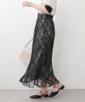 NICE CLAUP / OLIVE des OLIVE OUTLET(ナイスクラップ  / オリーブ デ オリーブ アウトレット) 【natural couture】長さ変えれるパイピングレ