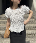 CAPRICIEUX LE'MAGE(カプリシュレマージュ) シャーリングホイップTシャツ