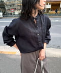 FREDY & GLOSTER(フレディ アンド グロスター) LINEN100バンドカラーシャツ