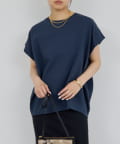 GALLARDAGALANTE(ガリャルダガランテ) 【手洗い可能】タックコクーンTシャツ