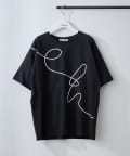 NICE CLAUP / OLIVE des OLIVE OUTLET(ナイスクラップ  / オリーブ デ オリーブ アウトレット) 【RMAF】アートコード刺繍ルーズT