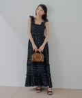 Chico(チコ) 【5色展開】フリルデザインベアワンピース