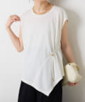COLLAGE GALLARDAGALANTE(コラージュ ガリャルダガランテ) 【接触冷感】クールタッチノースリーブTシャツ