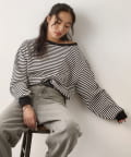 WHO’S WHO gallery(フーズフーギャラリー) 【 WEB限定】オフショルビッグロンT
