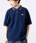 FREDY & GLOSTER(フレディ アンド グロスター) 【EXCLUSIVE】【GEVACO】ワンポイントワッペン 半袖ラインポロシャツ