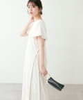 natural couture(ナチュラルクチュール) 【mamamo】osono楽ちん2WAYリップルワンピース