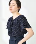 NOLLEY'S(ノーリーズ) 2wayラッフル衿ブラウス