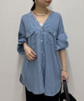 LOUNGEDRESS(ラウンジドレス) カラーレスデニムシャツ