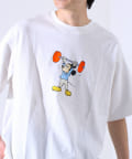 FREDY & GLOSTER(フレディ アンド グロスター) 【MICKEY×DISCUS ATHLETIC】コラボ プリント 半袖Tシャツ