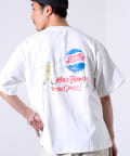 FREDY & GLOSTER(フレディ アンド グロスター) 【PEPSI×DISCUS ATHLETIC】コラボ プリント 半袖Tシャツ