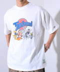 FREDY & GLOSTER(フレディ アンド グロスター) 【WARNER×DISCUS ATHLETIC】コラボ プリント 半袖Tシャツ