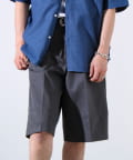 FREDY & GLOSTER(フレディ アンド グロスター) 【DICKIES】ツイル/デニムハーフパンツ ワイドショートパンツ