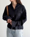 FREDY & GLOSTER(フレディ アンド グロスター) LINEN100クロップドシャツ