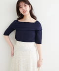 natural couture(ナチュラルクチュール) オフショルデザインカットソーTOPS