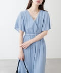 natural couture(ナチュラルクチュール) 【WEB限定】ワッシャー楊柳リゾートワンピース