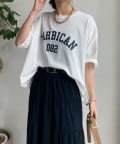 DOUDOU(ドゥドゥ) 【WEB限定】カレッジロゴTEE