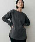 NICE CLAUP / OLIVE des OLIVE OUTLET(ナイスクラップ  / オリーブ デ オリーブ アウトレット) 【LARUTA】カフス付き天竺カットプルオーバー