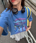 CIAOPANIC(チャオパニック) ピグメントバンドTEE