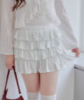 NICE CLAUP / OLIVE des OLIVE OUTLET(ナイスクラップ  / オリーブ デ オリーブ アウトレット) 【RMAF】小花柄カットティアードミニスカート