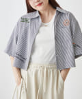 NICE CLAUP / OLIVE des OLIVE OUTLET(ナイスクラップ  / オリーブ デ オリーブ アウトレット) 【RMAF】色々刺繍ショートシャツ
