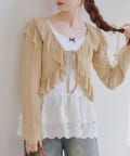 NICE CLAUP / OLIVE des OLIVE OUTLET(ナイスクラップ  / オリーブ デ オリーブ アウトレット) 【RMAF】レイヤードコーデにおすすめ、裾レース重ね着キャミインナー