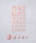 3COINS(スリーコインズ) セミハードジェルネイルシールフット／and us