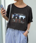 CIAOPANIC TYPY(チャオパニックティピー) ドルマンスリーブスラブフォトTee