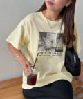 DISCOAT(ディスコート) 【ユニセックス】サマーフォトグラフィックTシャツ