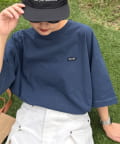 CIAOPANIC TYPY(チャオパニックティピー) 【ユニセックス】オーバーダイボックスロゴステッチTee